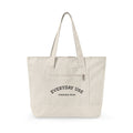 Everyday Use Zipper Canvas Tote Bag